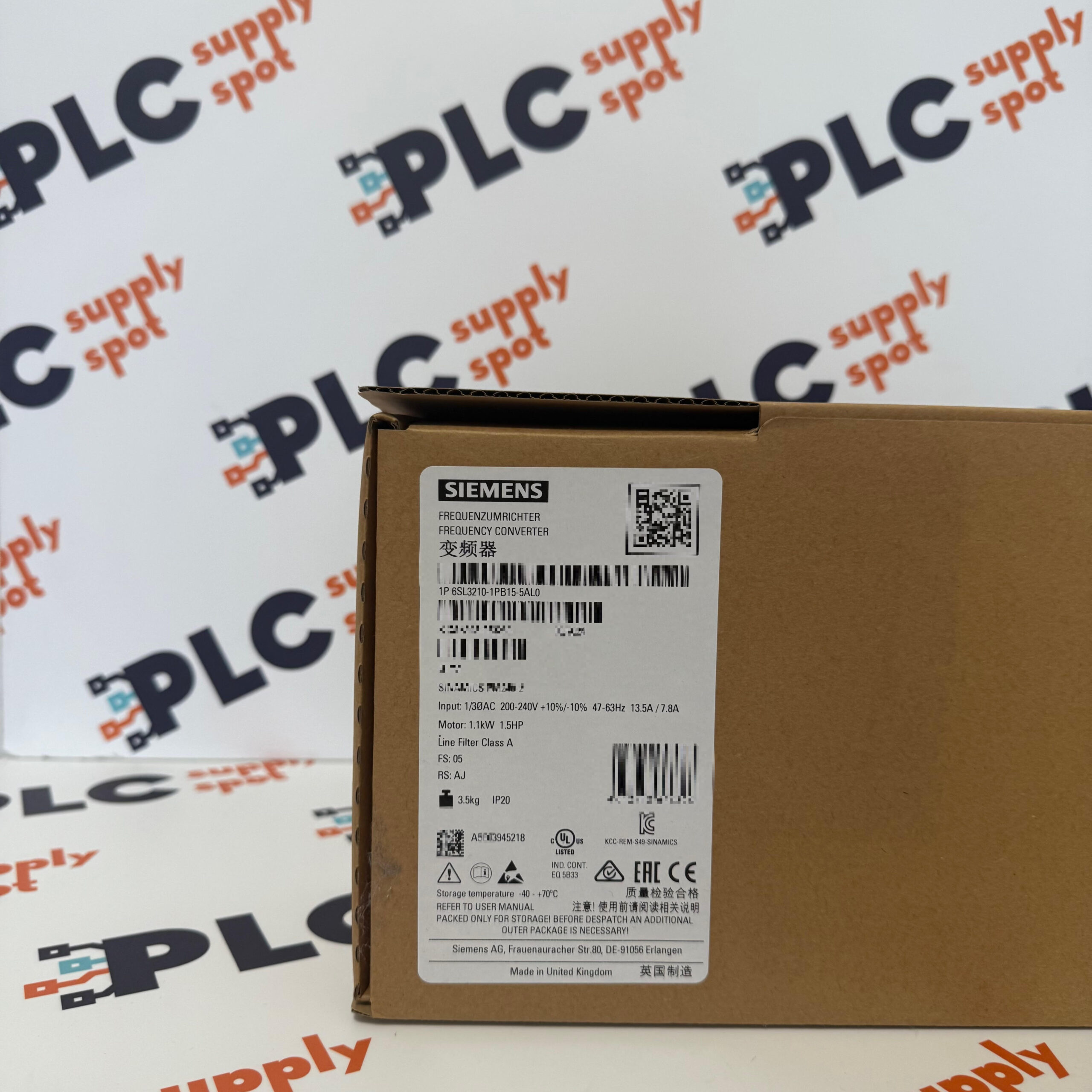 6SL3210-1PB15-5AL0 Power Module SINAMICS G120 PM240-2, 0.75 kW - Image 2